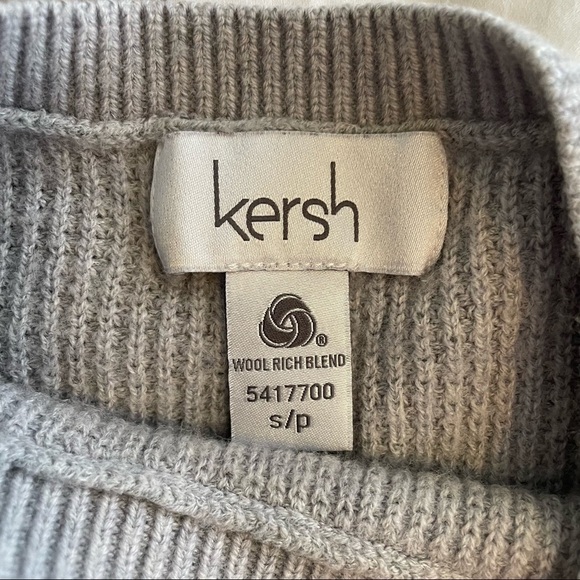 Kersh  merino wool grey cozy long sleeved sweater - Picture 7 of 11